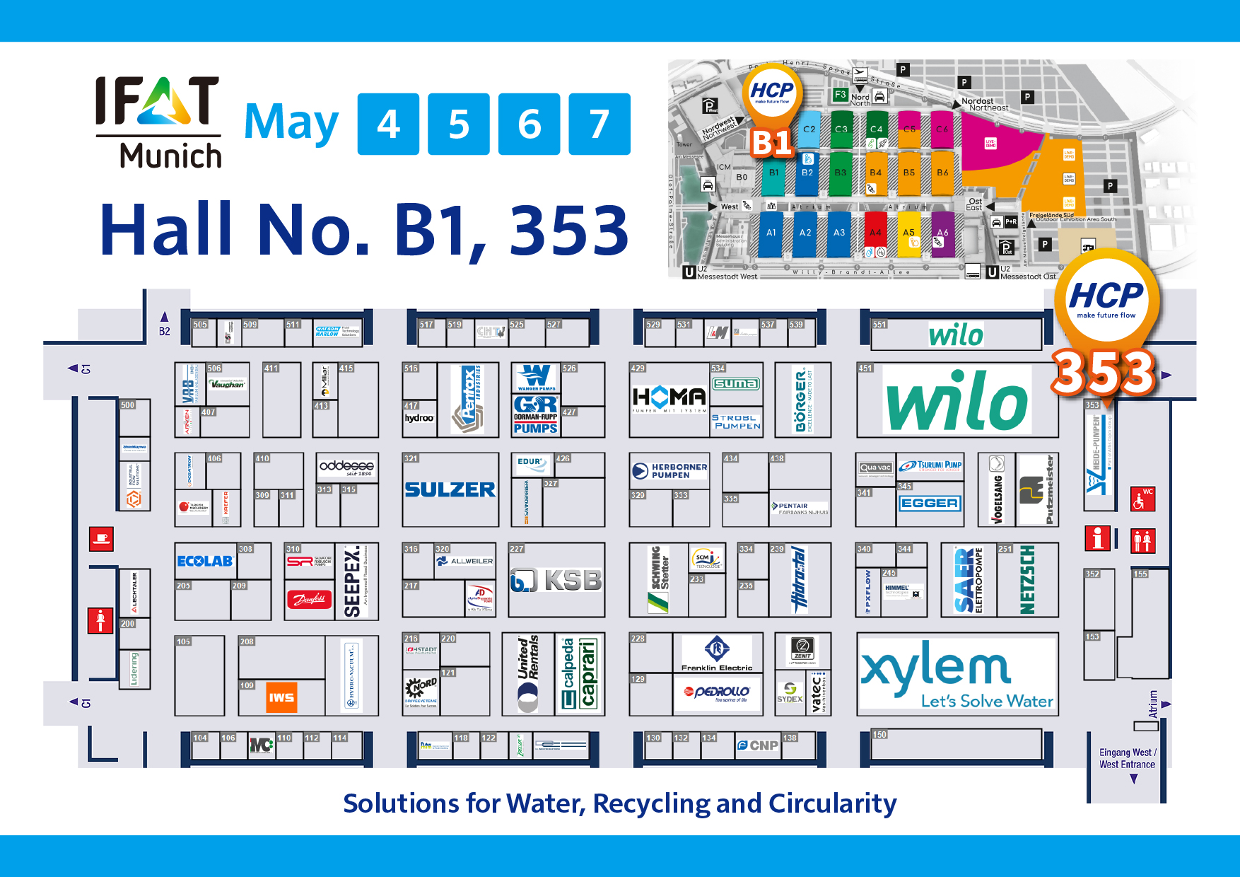 [Future Exhibition] 2026 5/4-5/7 IFAT Munich - Solutions for Water, Recycling and Circularity